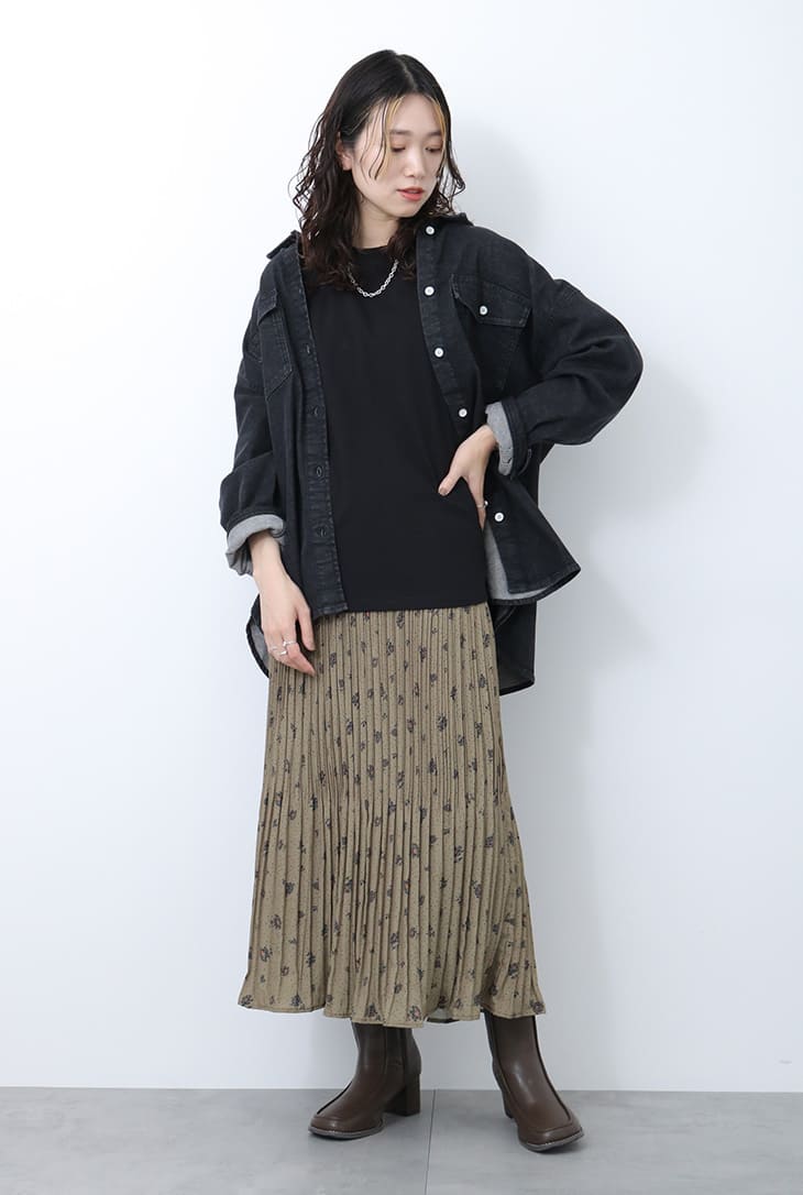 Samansa Mos2 blue 2023 AW ECO DENIM