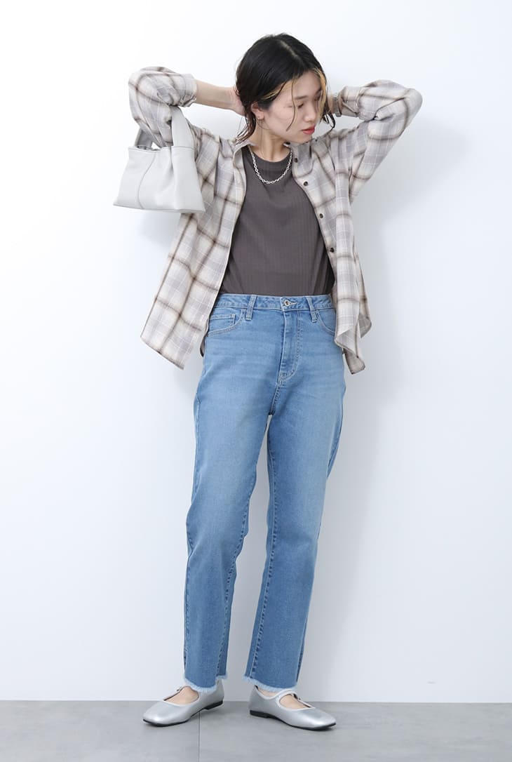 Samansa Mos2 blue 2023 AW ECO DENIM