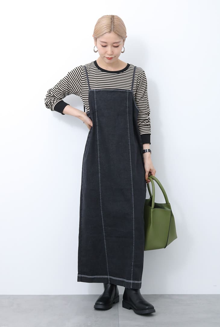 Samansa Mos2 blue 2023 AW ECO DENIM