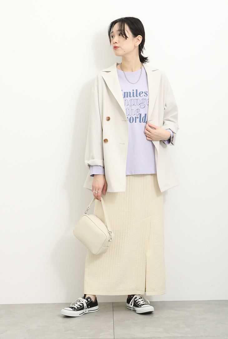 Samansa Mos2 blue【DAILY OUTER COLLECTION】
