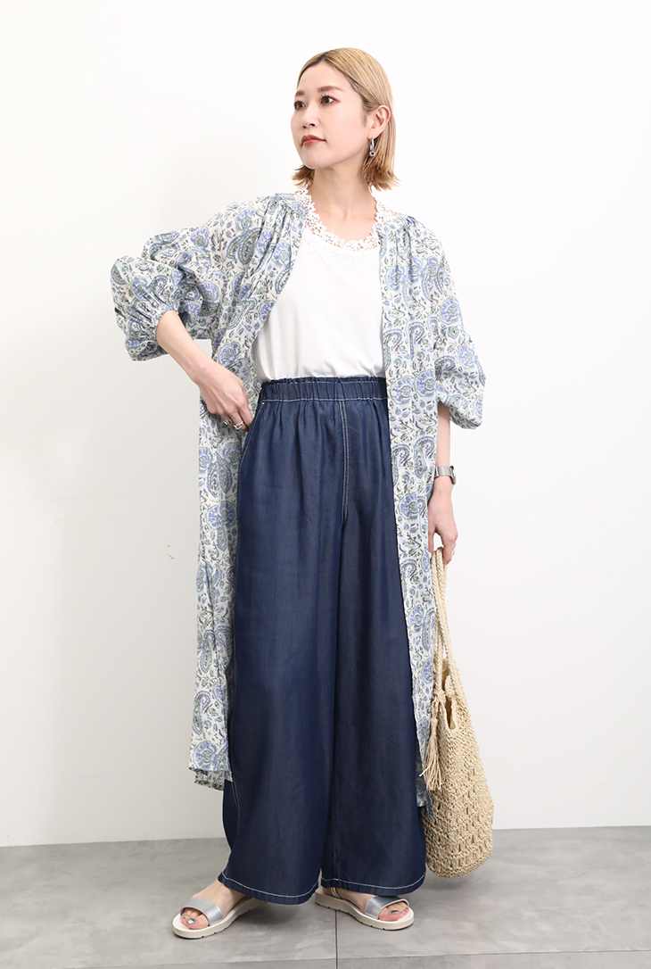 Samansa Mos2 blue【INDIAN COTTON COLLECTION】