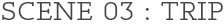 SCENE 03 : TRIP