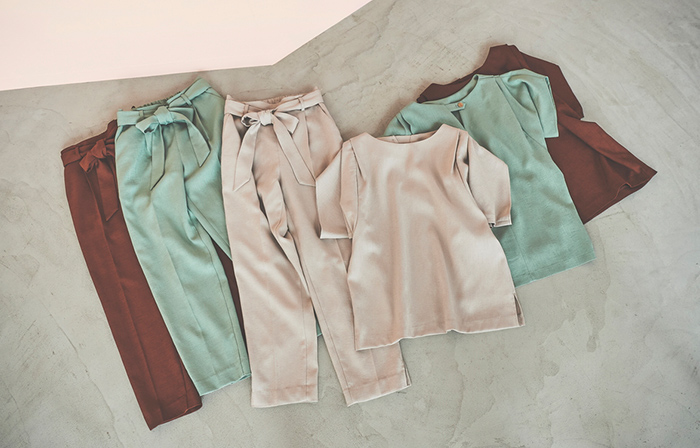 リネンライクセットアップ