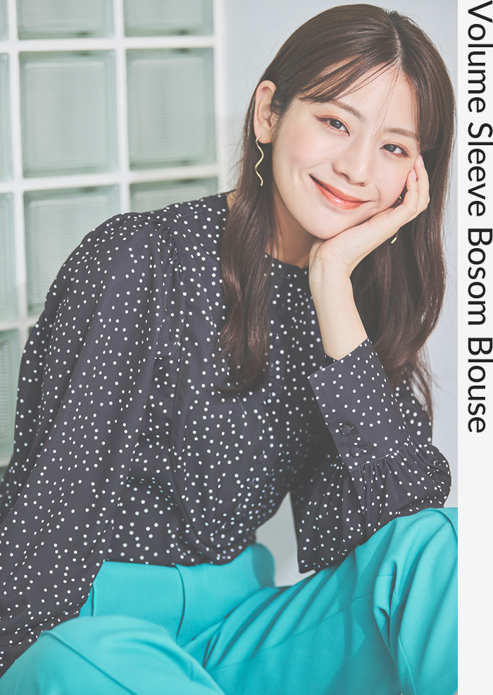 Volume Sleeve Bosom Blouse